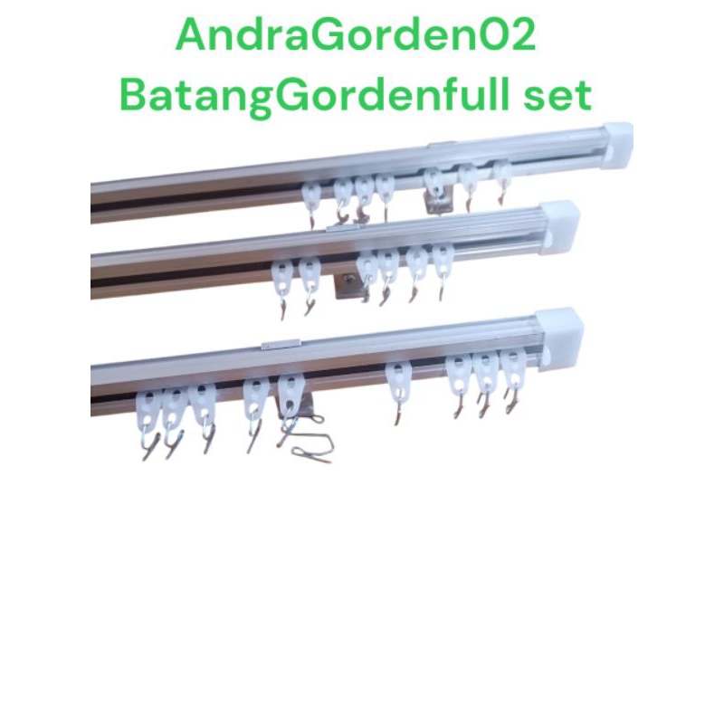 batang Gorden full set 1 meter Besi gorden full set Tiang Gorden full set