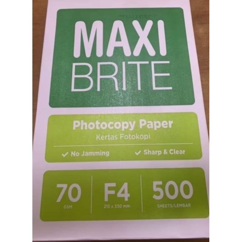 

Kertas Maxi Brite f4