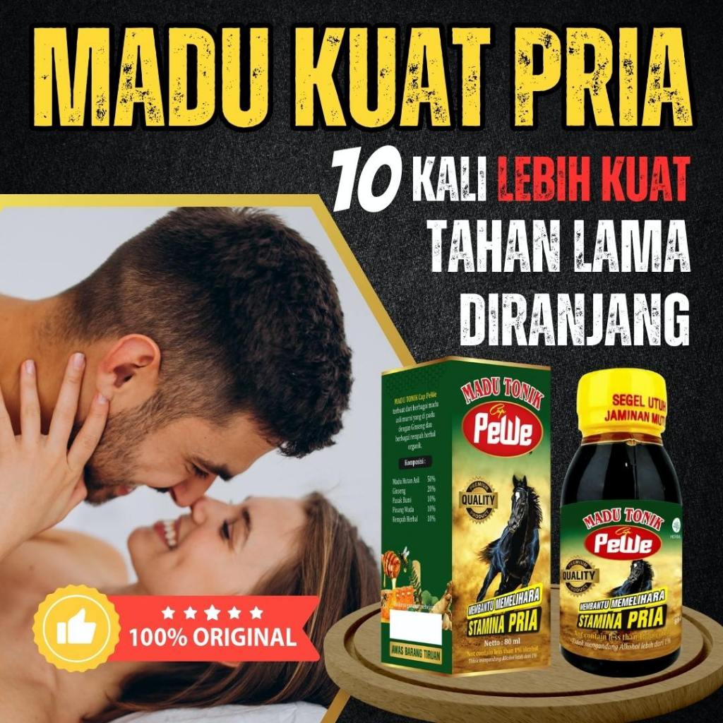 

Madu Tonik Pewe Original Madukuat Herbal Stamina Pria Kuat Tahan Lama Aman Alami Tanpa Efek Samping