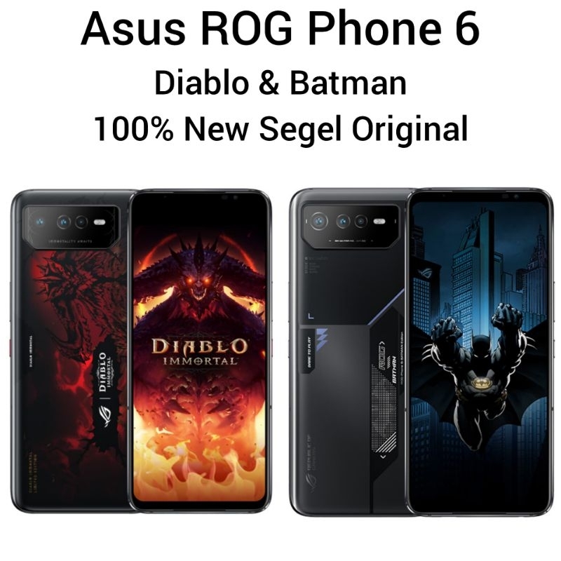 Asus ROG Phone 6 Pro Diablo Batman New BNIB Garansi Resmi 18/512 16/512 12/256 8/256