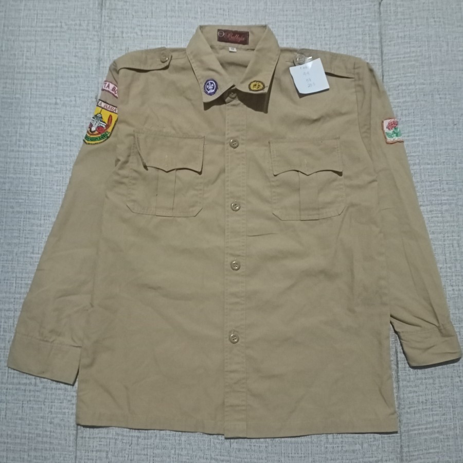 PRELOVED baju pramuka lengan panjang merk BULLOFA/cx171