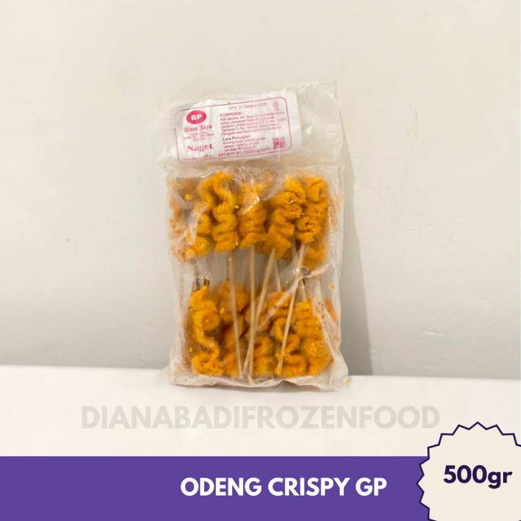 

Odeng Crispy Merek GP 500gr