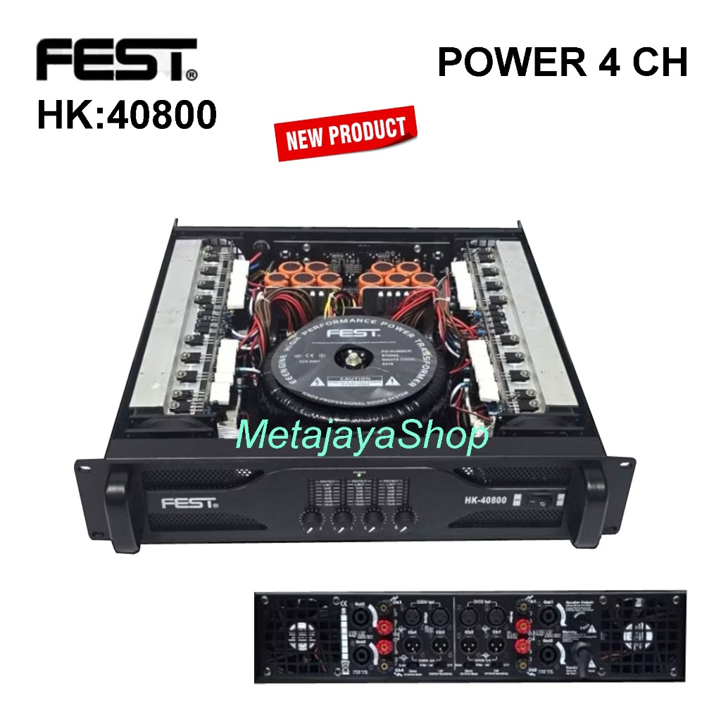 power amplyfier fest hk40800 power fest hk 40800