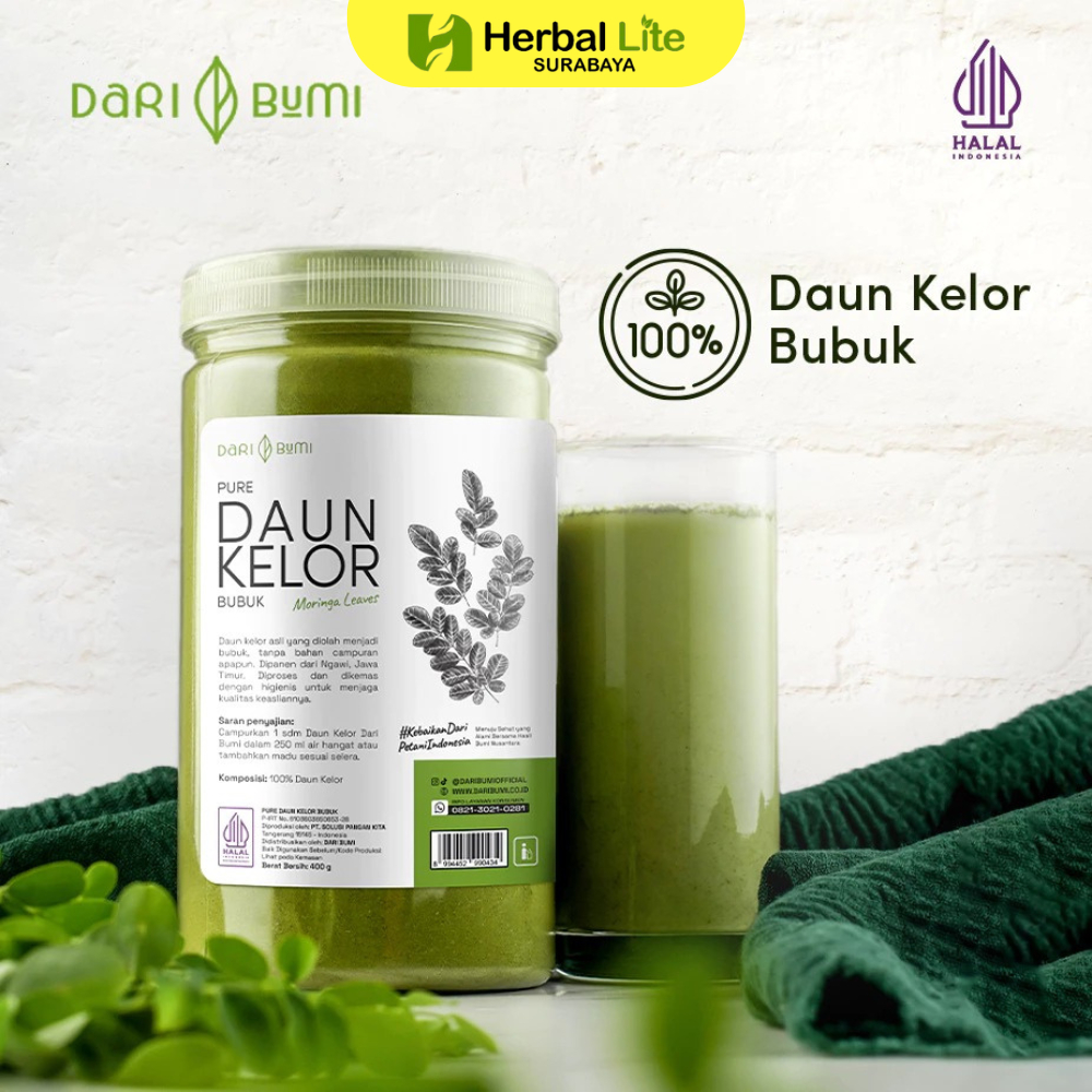 

Dari Bumi Daun Kelor Moringa Bubuk 450 Gr Premium Pure Organic