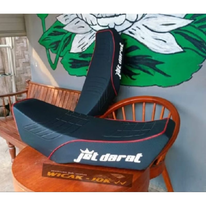 JOK RX KING PERAHU - JOK RX KING PERAHU HARIAN JET DARAT LIST MERAH - jok rx king perahu tebal jet d