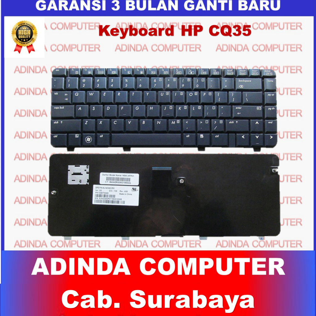 Keyboard Laptop HP COMPAQ Presario CQ35 CQ30 CQ36