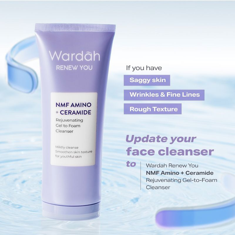 Wardah Renew You Anti Aging Facial Wash 100 ml | Sabun Wardah anti aging