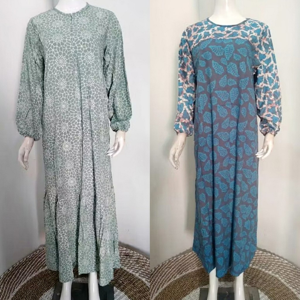Long Dress Daster Luza SD (Dress Panjang) | Longdress Lu-Za Batik Pekalongan