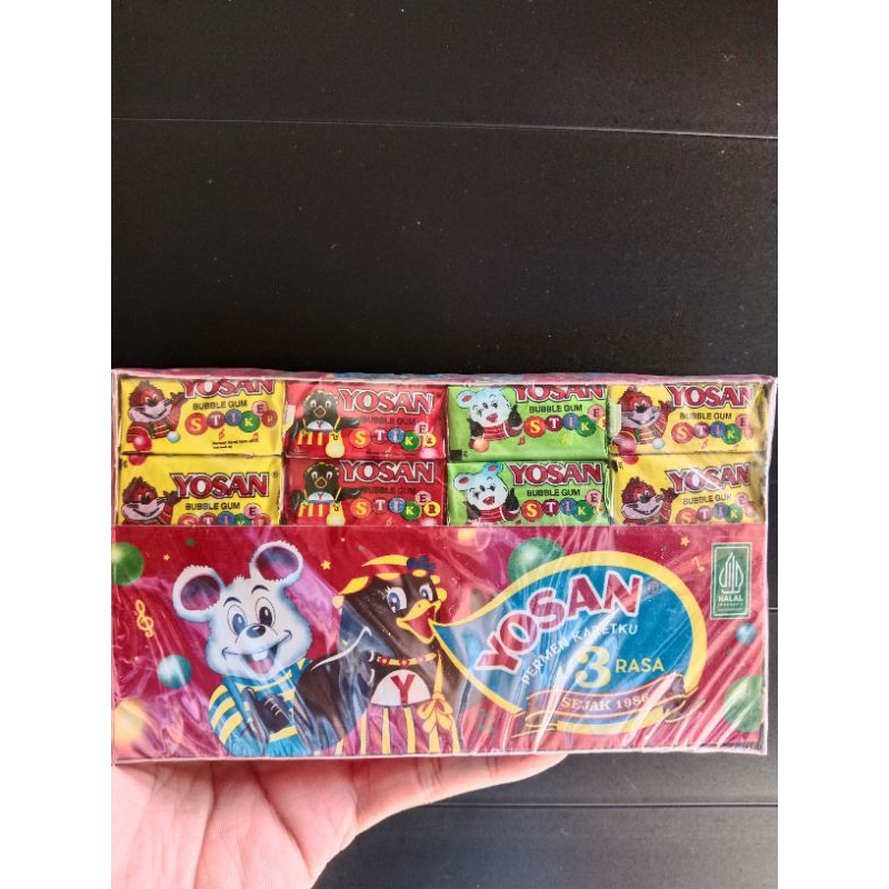 

Yosan Permen Karetku 3 Rasa Kemasan 1 Pack isi 60 Pcs