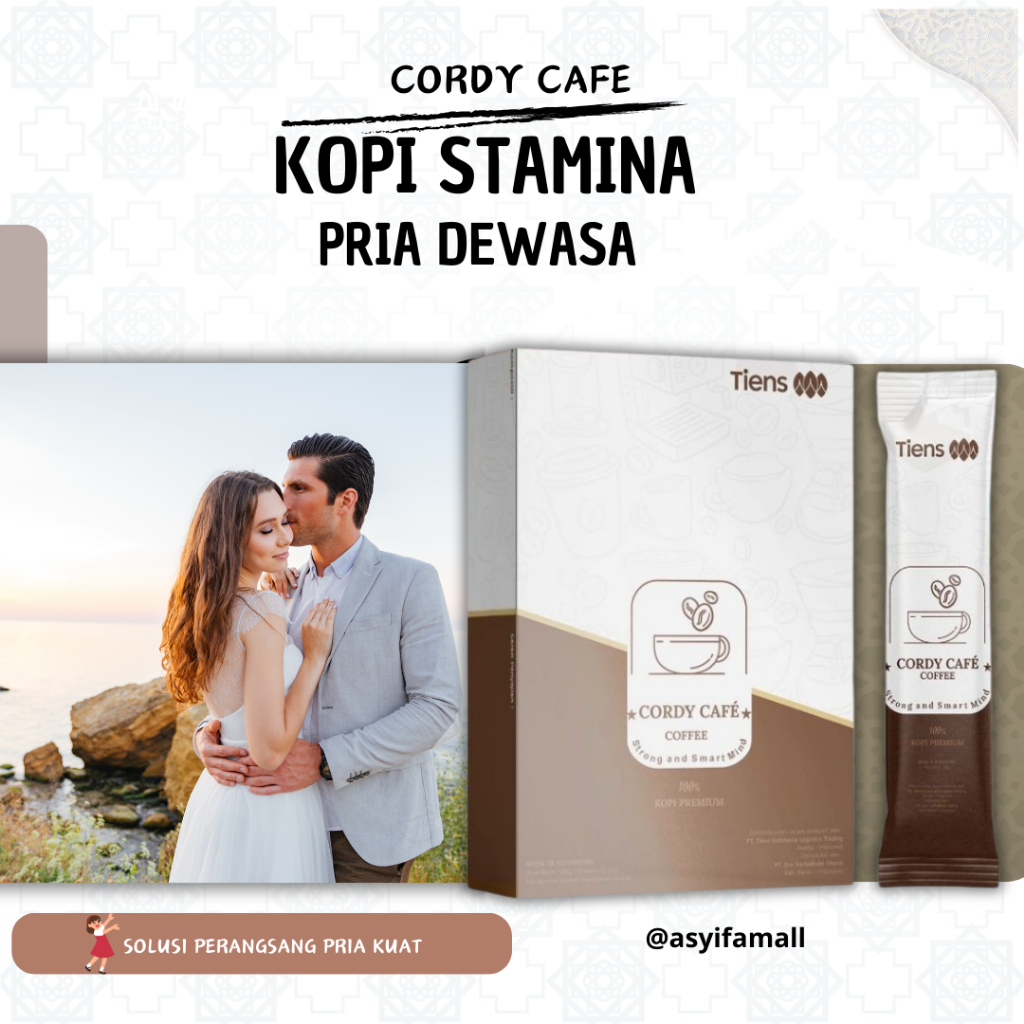

Cordy Cafe Coffe - Kopi Stamina Pria dan Wanita - Cordyseps Kopi - Tiens Coffe Original Termurah
