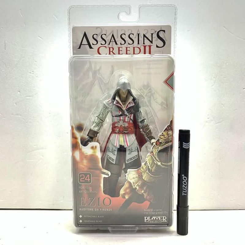 Mainan ezio Neca assasin creed II ezio master assasinaction figure assasin creed II
tinggi sekitar 7