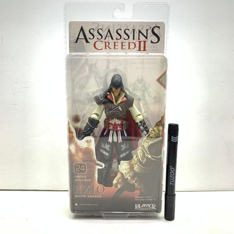 Mainan ezio Neca assasin creed II ezio master assasinaction figure assasin creed IItinggi sekitar 7 