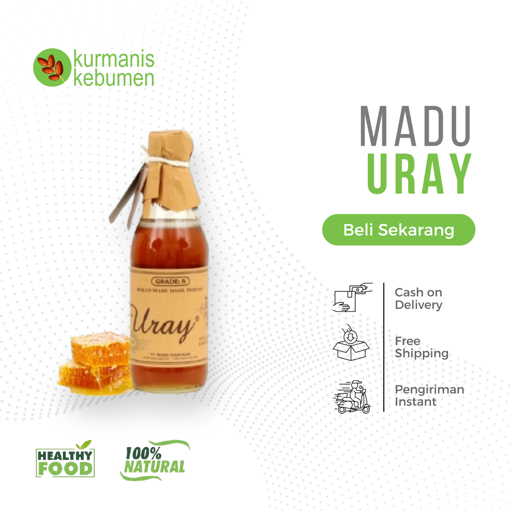 

Madu Uray Natural Honey Kemasan 875gr dan 450gr Original Madu hutan Asli Murni