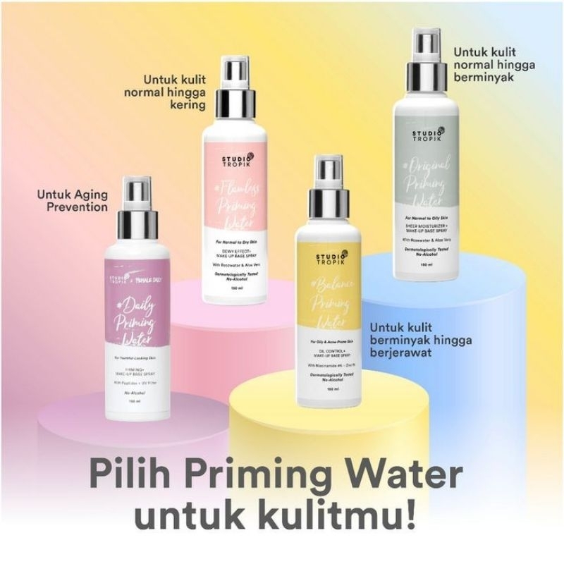 Studio Tropik Original Priming Water Studio Tropik Flawless Priming Water Studio Tropik Balance Prim
