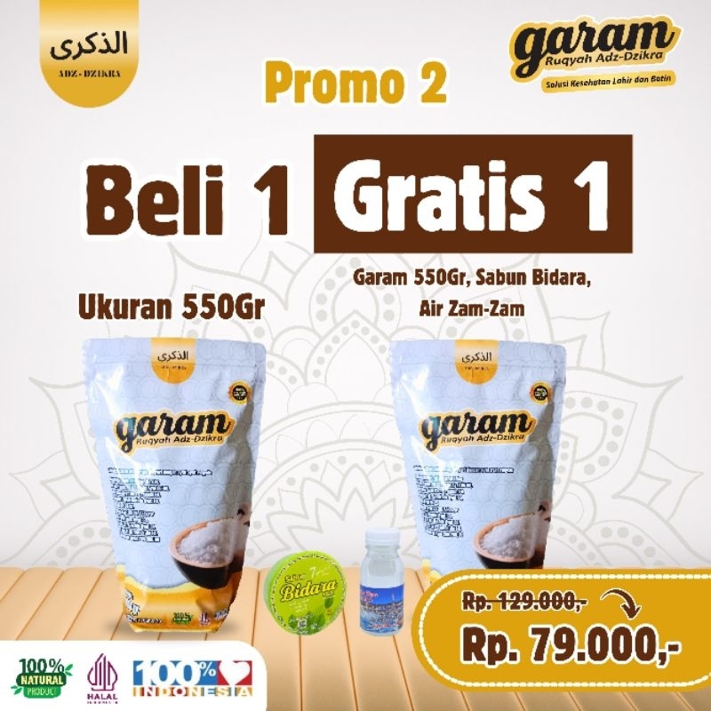 

ORIGINAL GARAM RUQYAH ADZ- DZIKRA ORIGINAL PRODUK