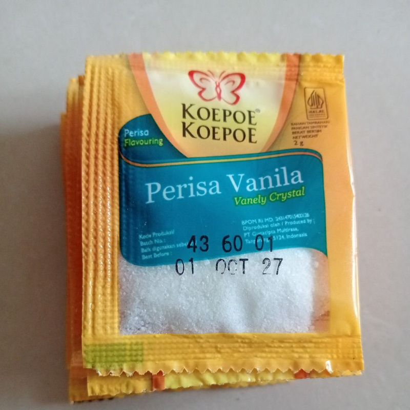 

Perisa Vanila Crystal koepoe 2gram