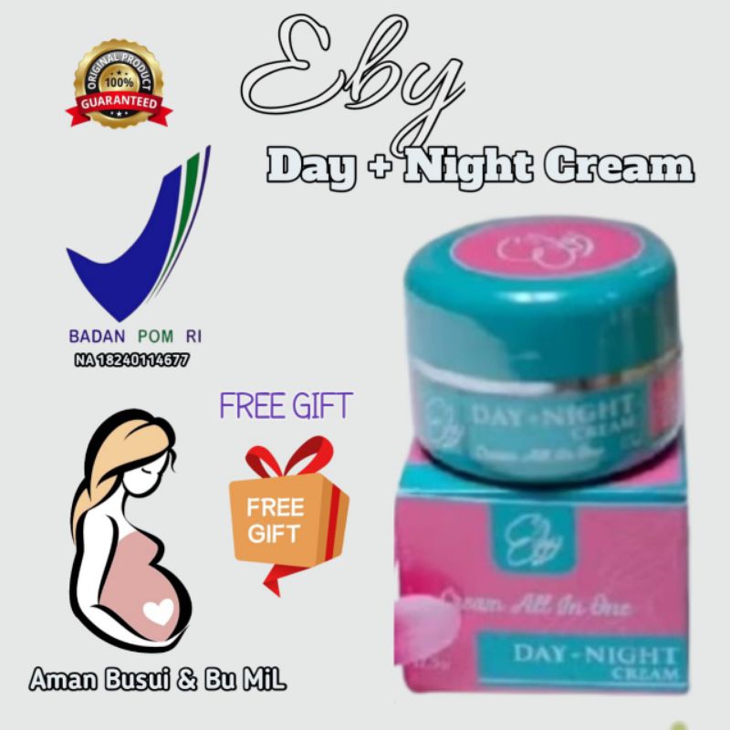 Day and night Cream Terlaris Eby Eliza beauty cream pemutih wajah Original BPOM