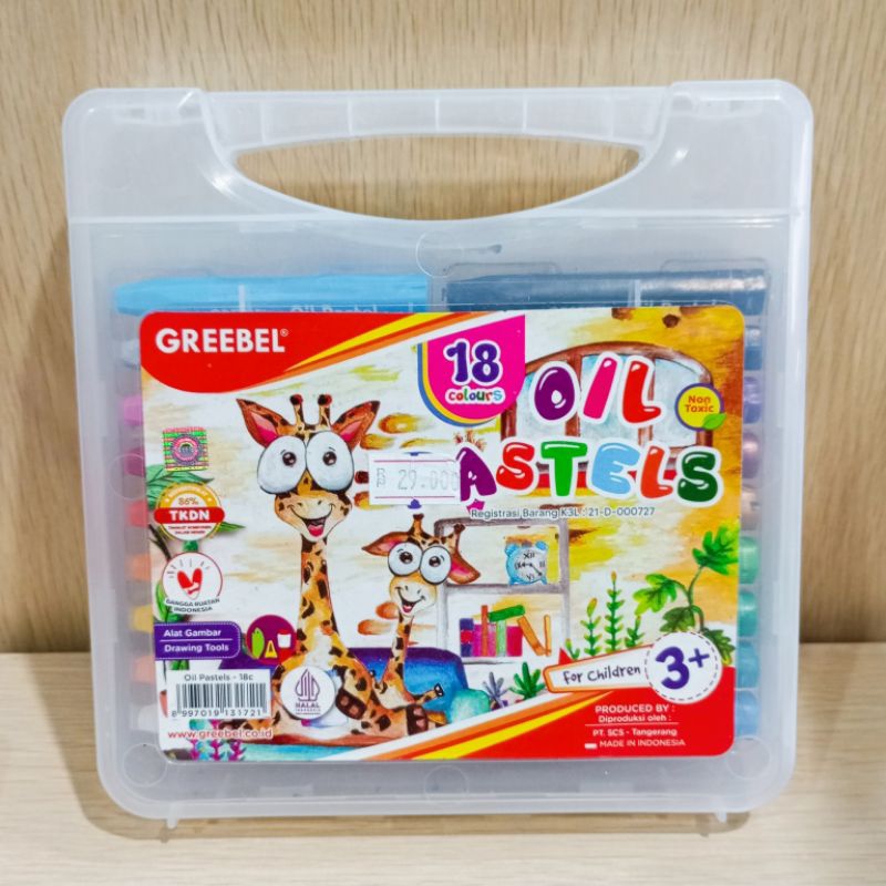

CRAYON 18 WARNA MERK GREEBEL