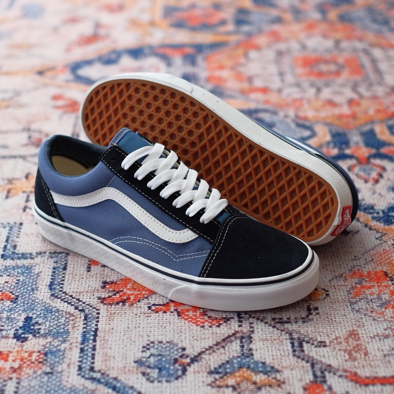 Vans Old Skool Classic Navy 100% ORIGINAL RESMI