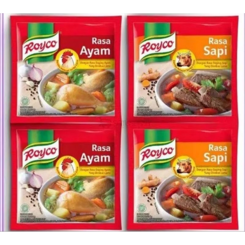 

ROYCO BUMBU PENYEDAP 6 RENCENG PROMOO(BISA PILIH VARIAN AYAM/SAPI)