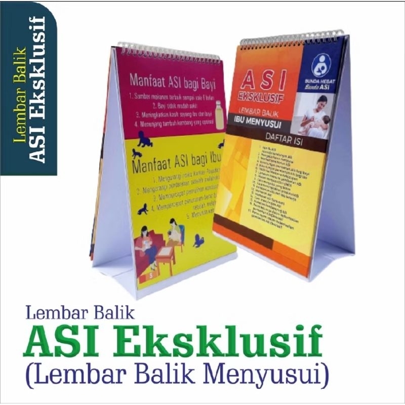 Lembar Balik ASI Eksklusif-,Buku Lembar Balik ASI-Lembar Balik Edukasi Untuk Bidan,Dokter,Ahli Gizi
