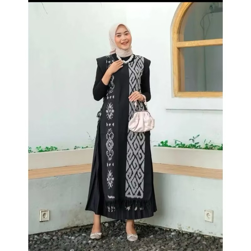 Vest tenun ikat Vest wanita pakaian wanita vest etnik