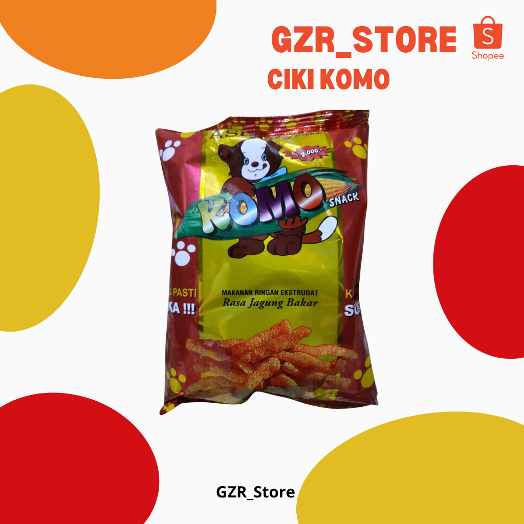 

CHIKI KOMO BESAR MAKANAN JADUL CIKI JAGUNG BAKAR KARTON 38gr