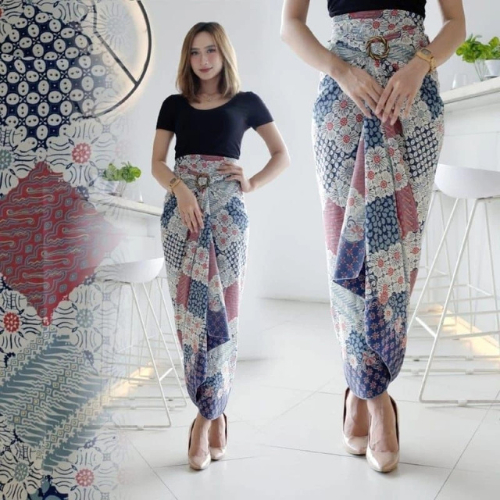 Rok lilit batik/ rok batik murah/ bawahan kebaya/ kain batik/ rok batik modern