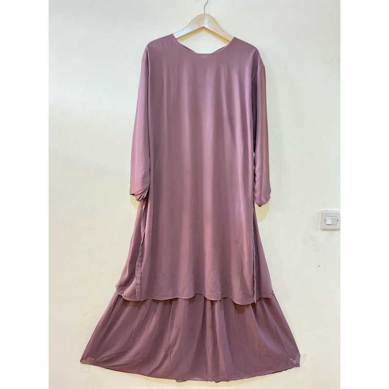 Gamis Malaysia/gamis muslim/gamis dewasa/baju muslim jumbo