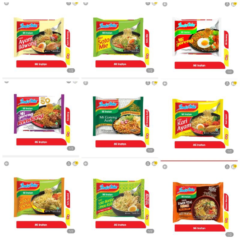

INDOMIE ALL VARIAN