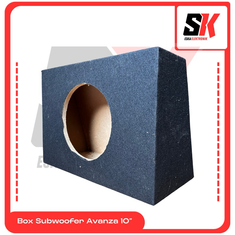 Box Avanza 10” Box Subwoofer 10 inch
