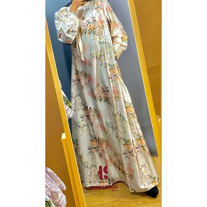 SAZWA DRESS/GAMIS SILK - DRESS KONDANGAN - GAMIS LEBARAN - OUTFIT KONDANGAN - OUTFIT LEBARAN