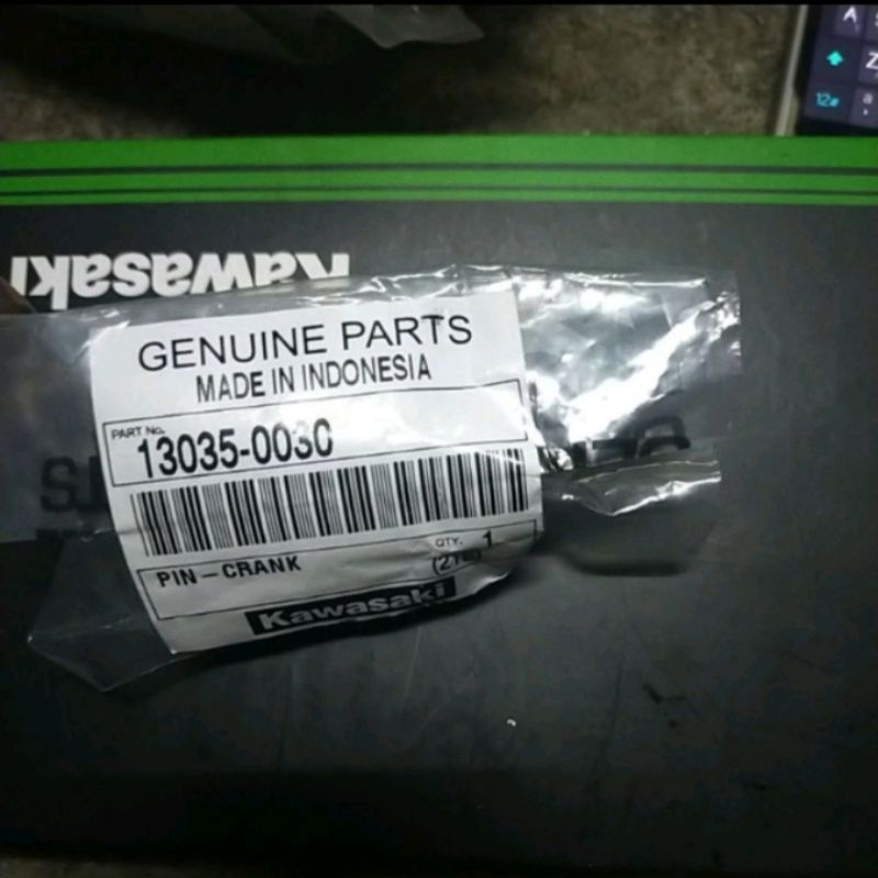 pin stang seher piston kawasaki edge athlete ksr blitz original