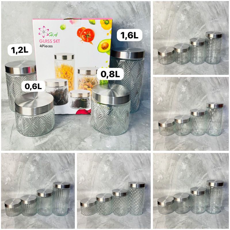 TOPLES LEBARAN / GLASS SET 4 PCS HA 1293