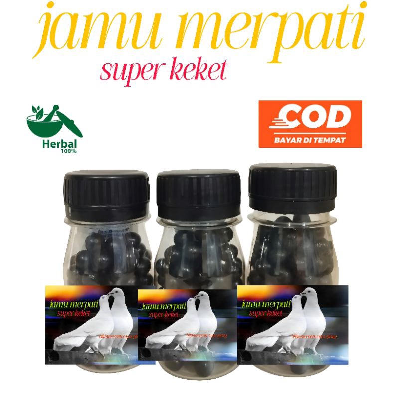 TERMURAH 120 BUTIR JAMU MERPATI SUPER KEKET paling ampuh dalam 2 hari pil sarang walet ginseng teki 