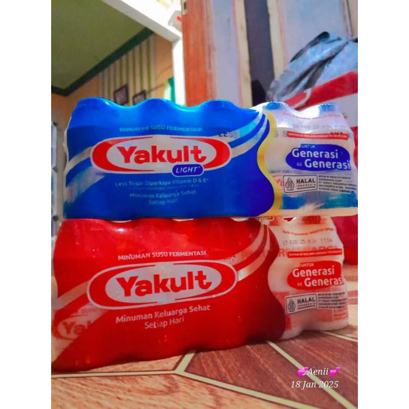 

yakult minuman sehat 1 ball isi 50botl