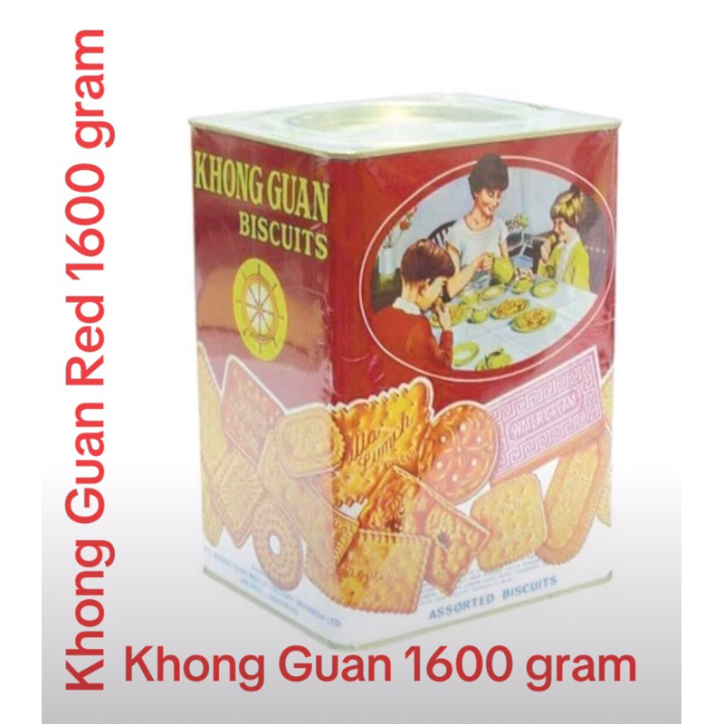 

Khong Guan Biscuit Kaleng Kotak 1600 gram