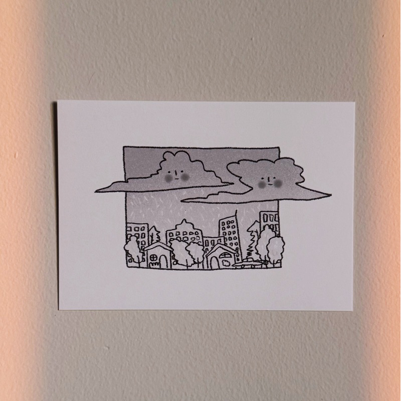 

postcard from jakarta A6 print