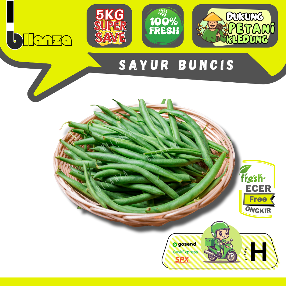 

Bllanza | Sayur Buncis Segar Fresh — Sahabat Makan Sayur ECER (H)