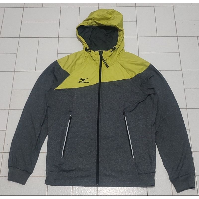 Jaket Sport Running Tracktop Hoodie Mizuno 2 Warna