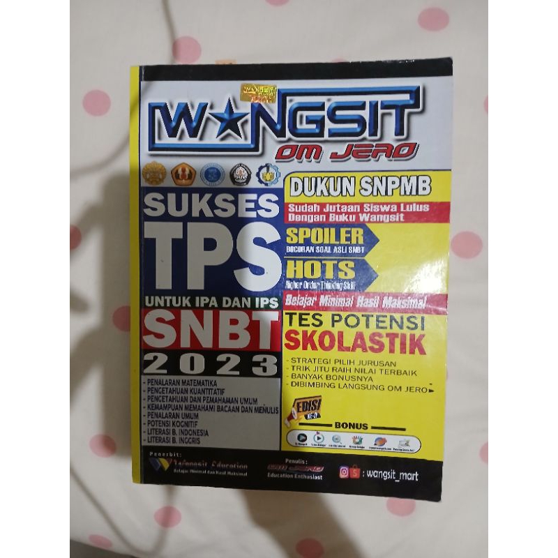 [preloved ♡] wangsit om jero tps snbt 2023