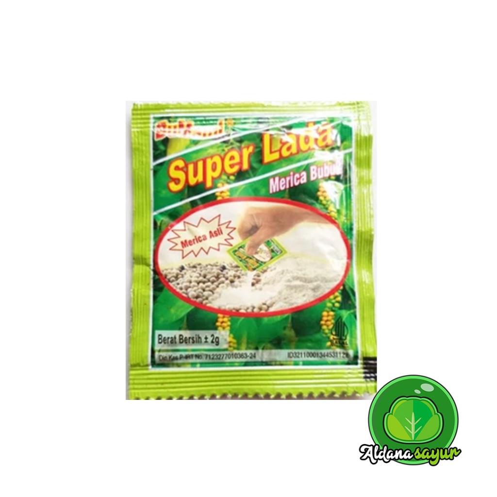 

Super Lada Bumami Merica bubuk sachet