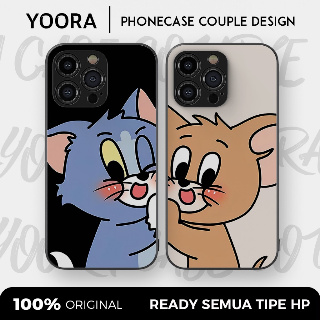 [TJ22] Custom Case Couple Tom and Jerry Premium Bisa Untuk Semua Tipe Hp