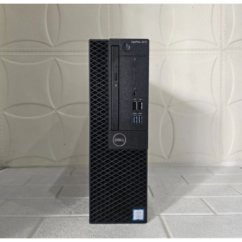 PC DELL OPTIPLEX 3070 SFF CORE I3-9100 RAM 8GB SSD 256GB LIKE NEW BERGARANSI