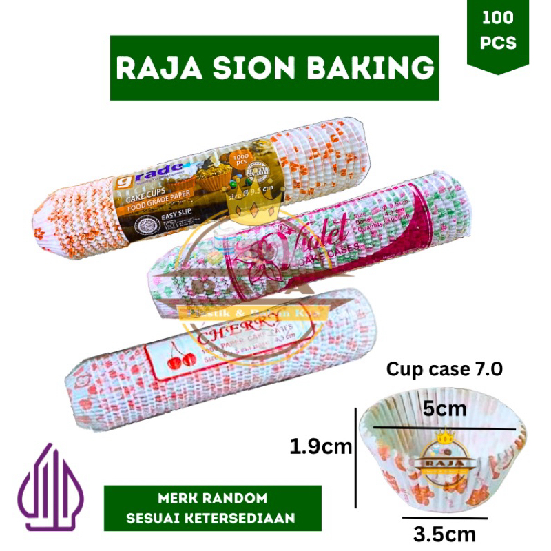 (REPACK : 100pcs) Cup Case 7.0 / Cup Cake 7.0 / Cup Kue 7.0