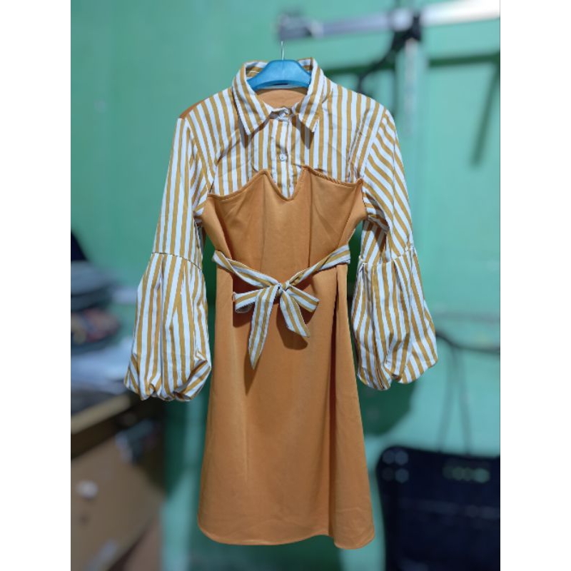 preloved atasan tunik wanita | preloved baju tunik wanita lengan balon