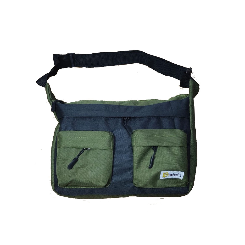 Dafan's-Tas sekolah tas selempang tas bahu cordura