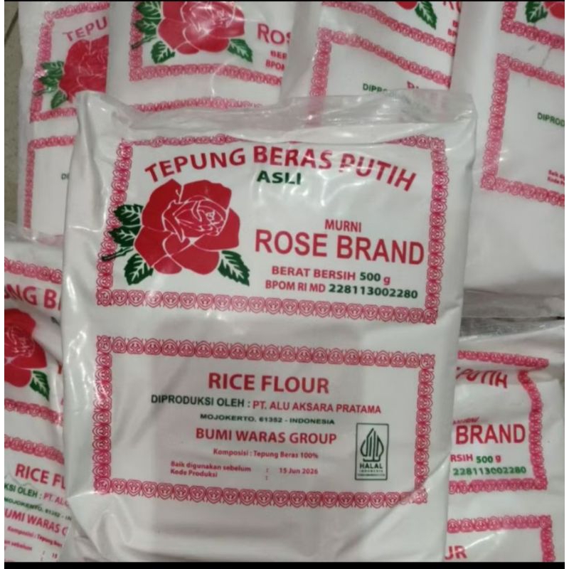 

Tepung beras rosebrand 500gram