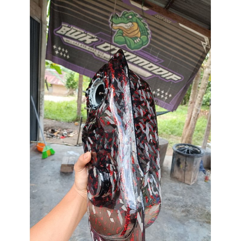 tangki sonic 150 r original carbon kevlar forged