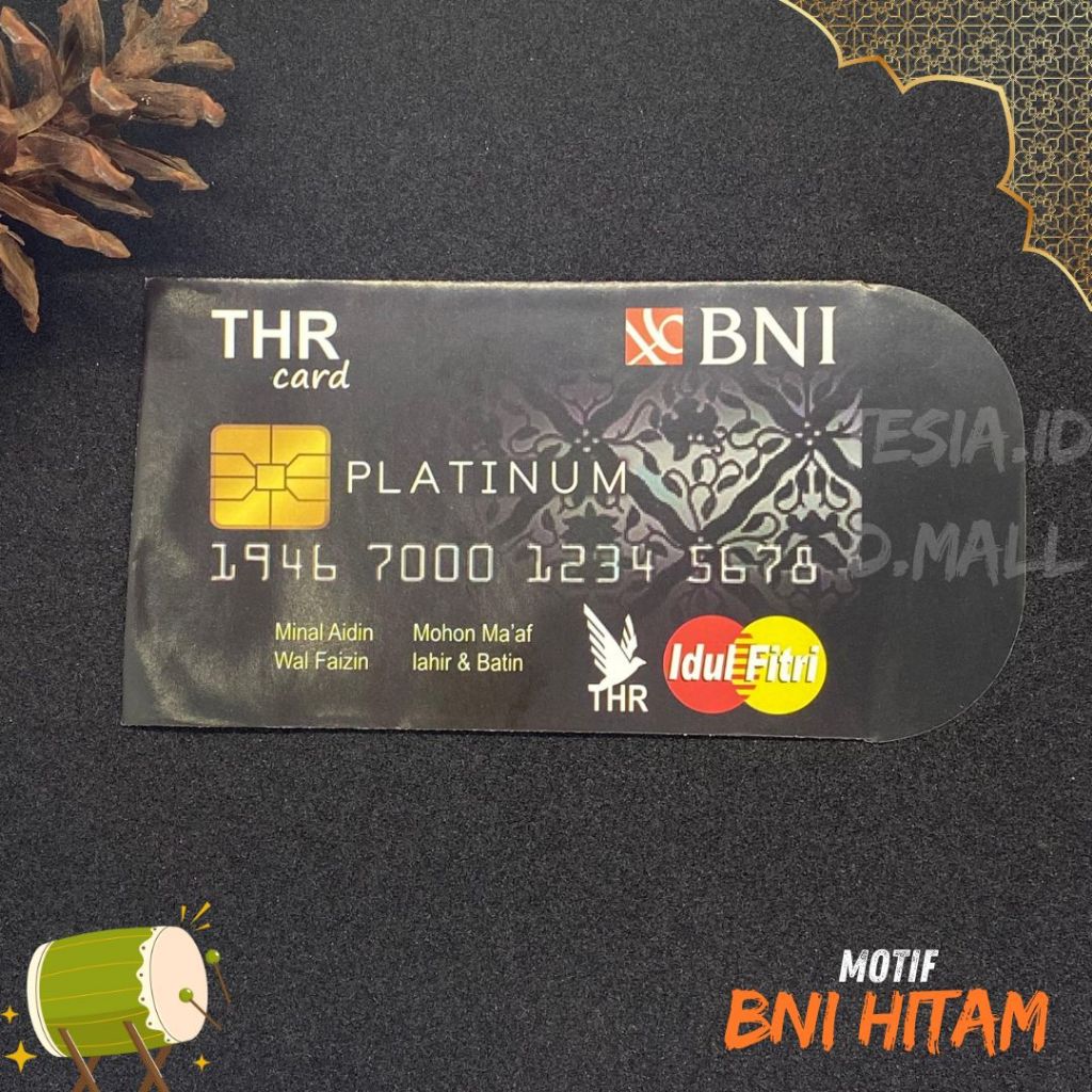 

NEW AMPLOP Lebaran 100 Lembar Kartu ATM Bank Mandiri Bca Bri BTN Amplop Lebaran Angpau